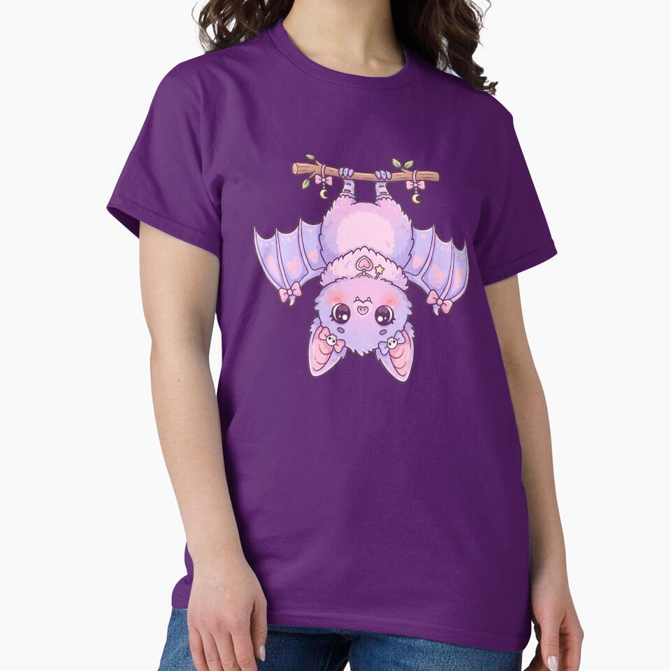 Cute Pastel Goth Bat - Kawaii Halloween by AOG-DESIGNS