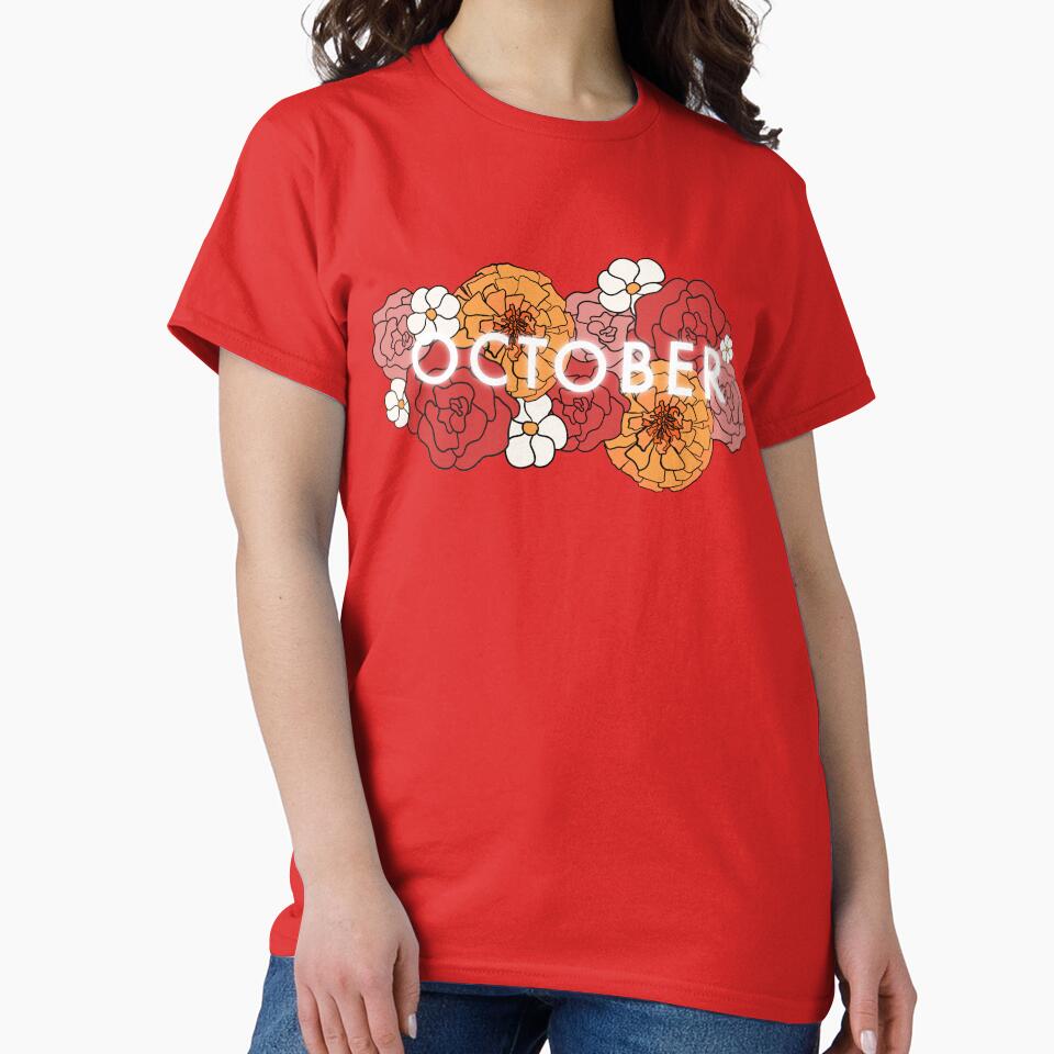 October floral fall season - maroon dark red color by Fatamimosh