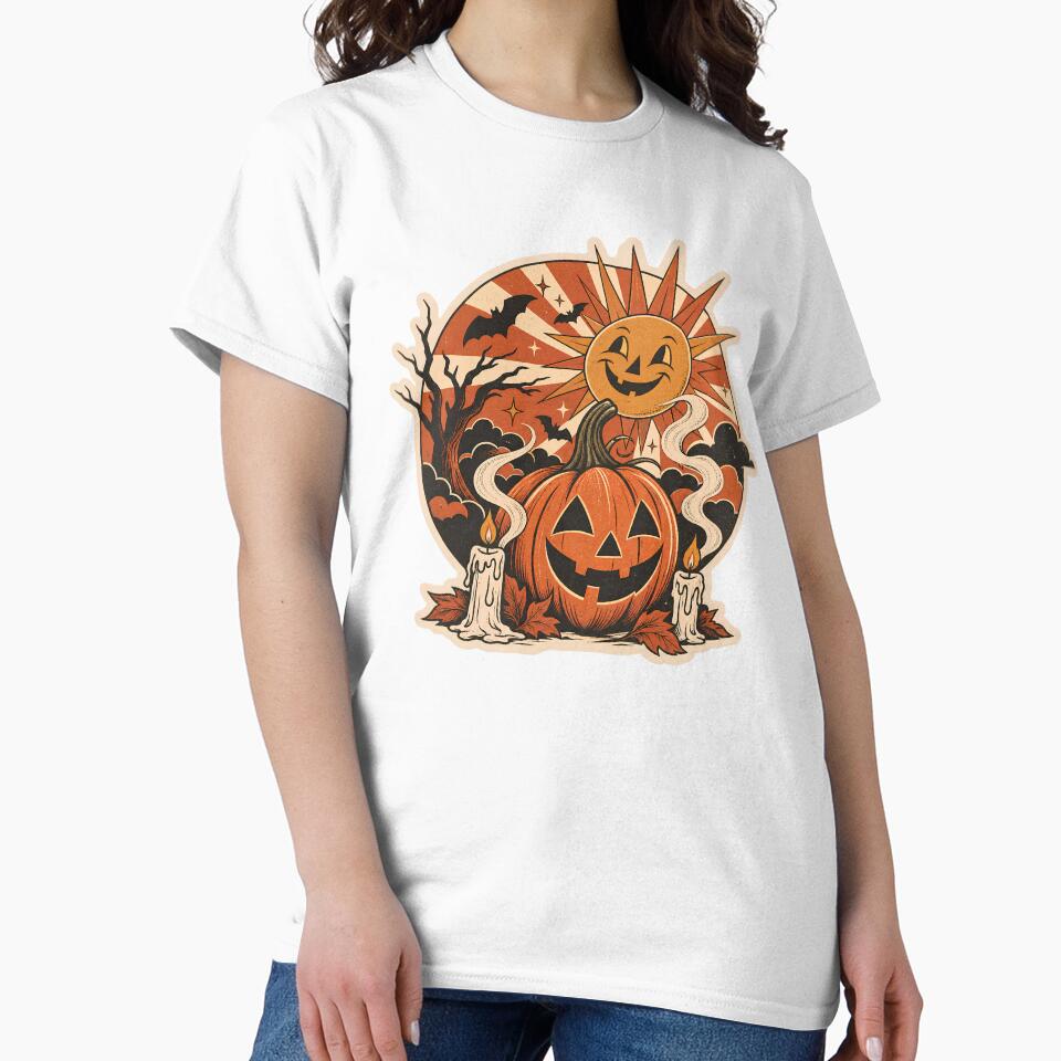 Retro  halloween pumpkin  sticker by ORcreation