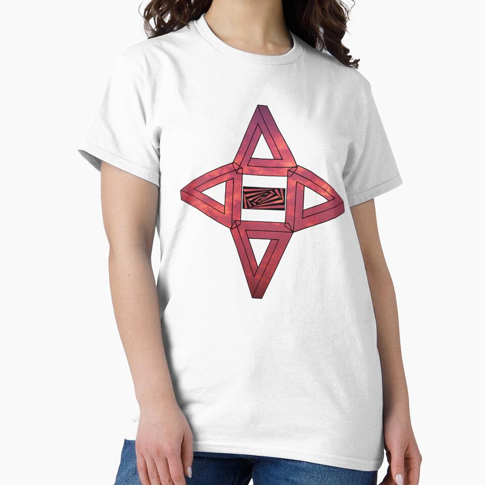 Red Sky Triangle Me Impressed Star by createVisions