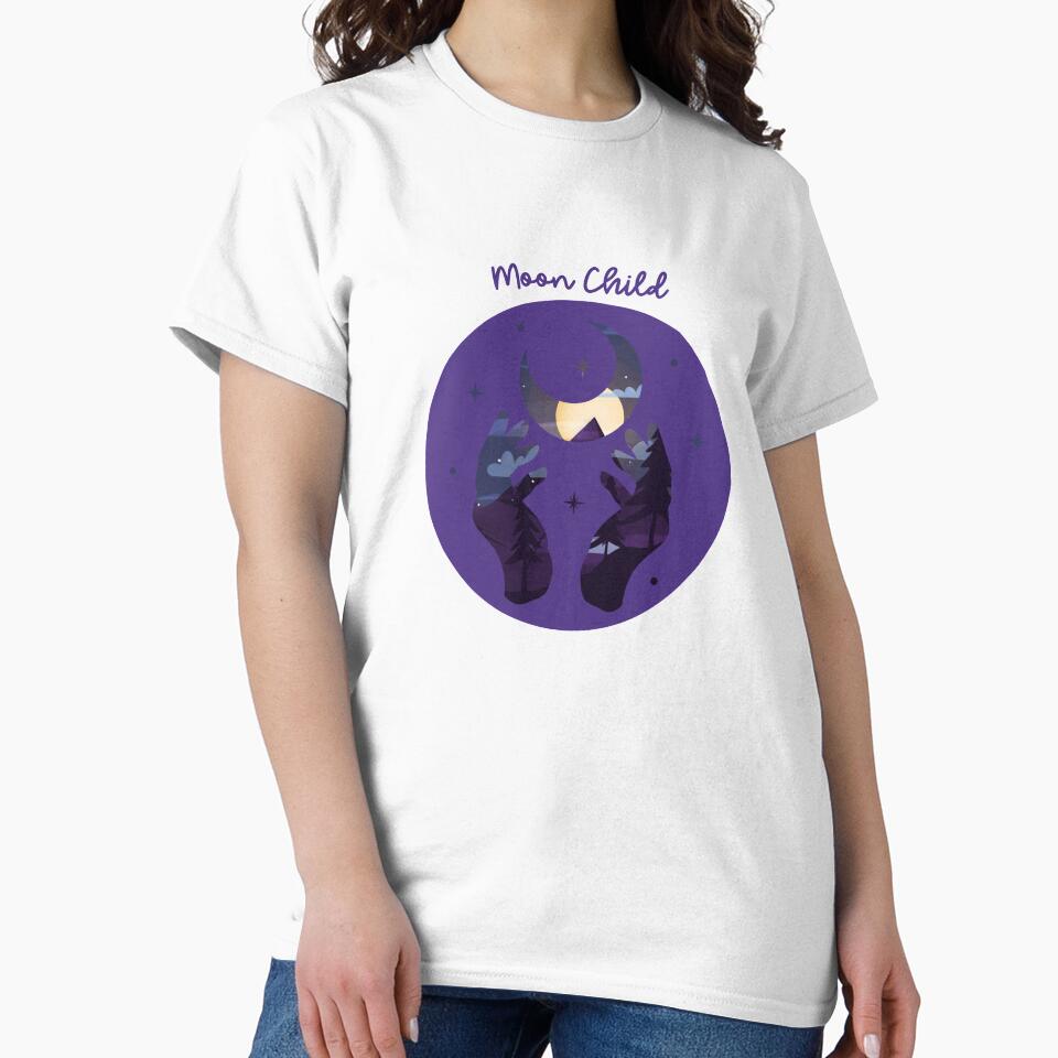 Moon Child Royal Purple Cosmic Hands by LadyZodiac