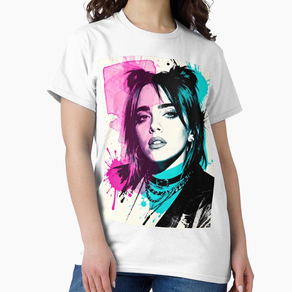 Billie Eilish Pop Art Splash by iwzzuel