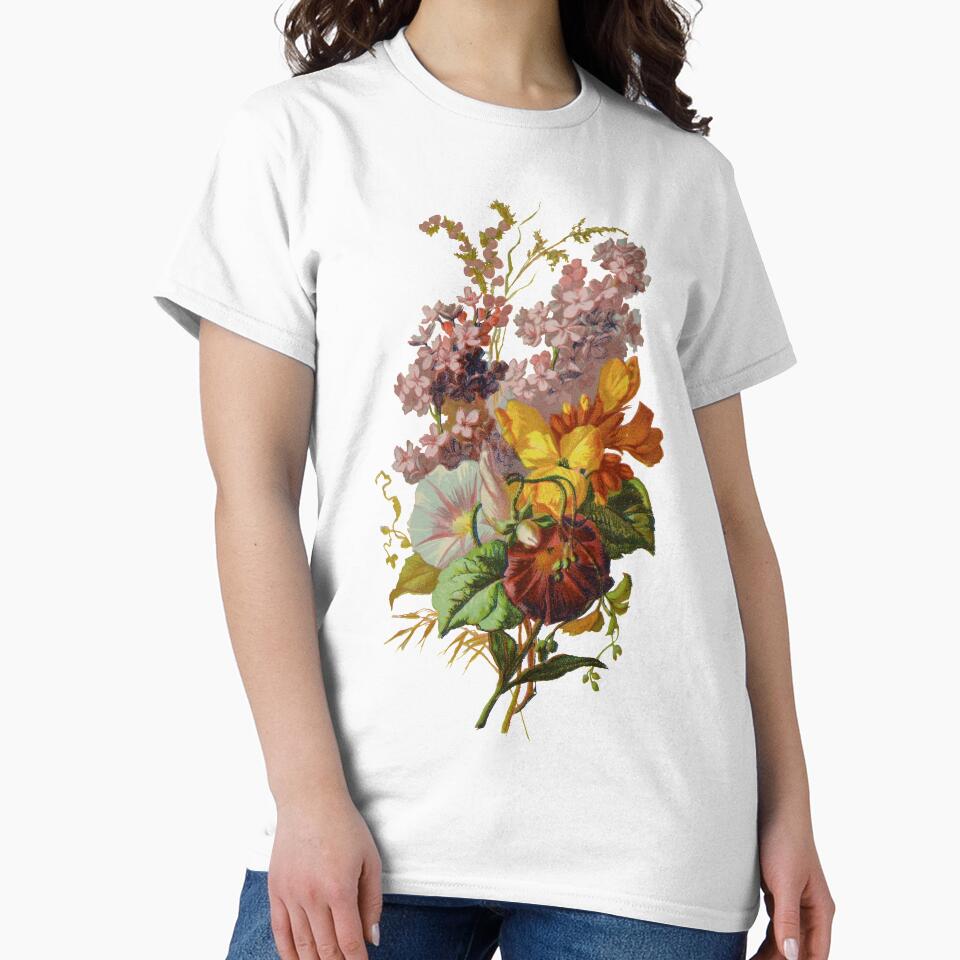 Wildflowers Bouquet Botanical Print by Veriepear