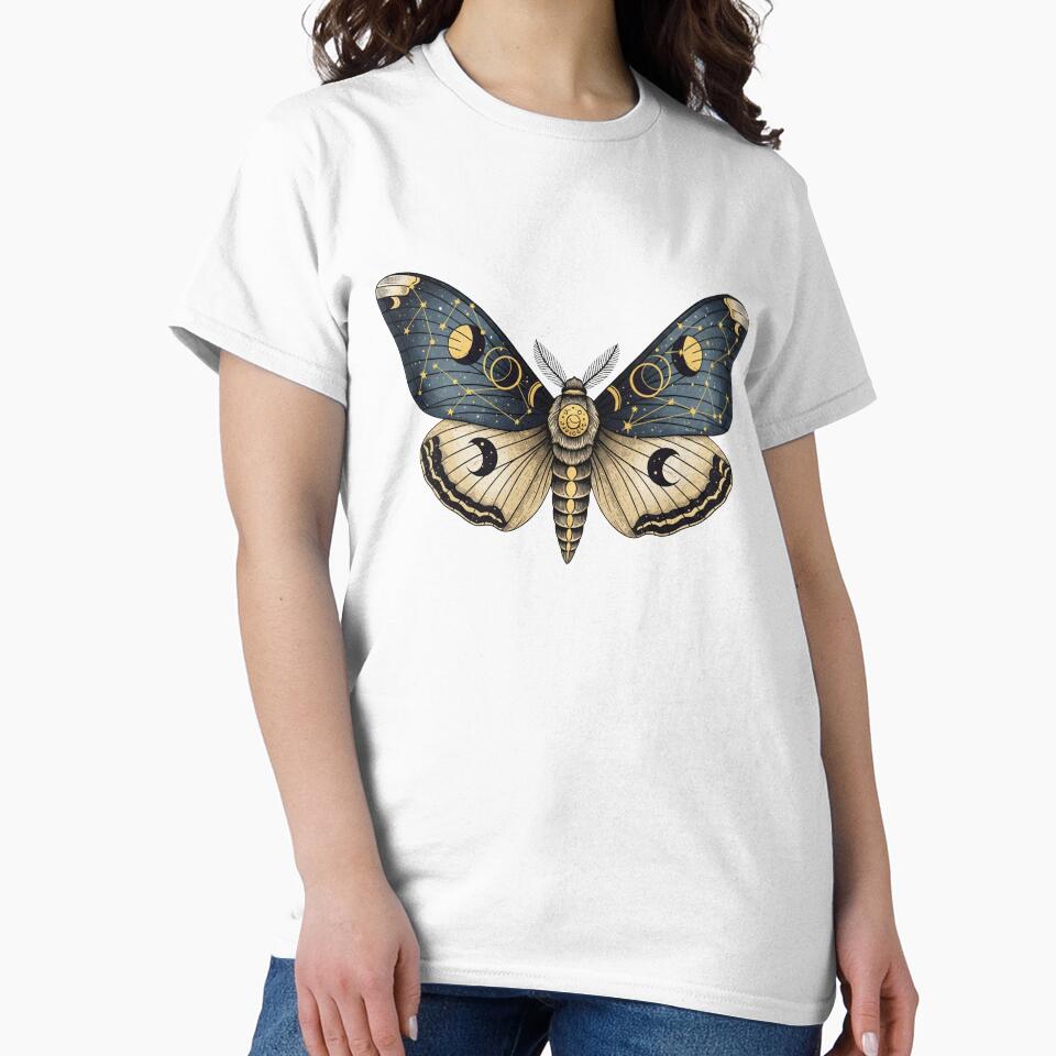 Dark Academia Celestial Moth by ColorVR