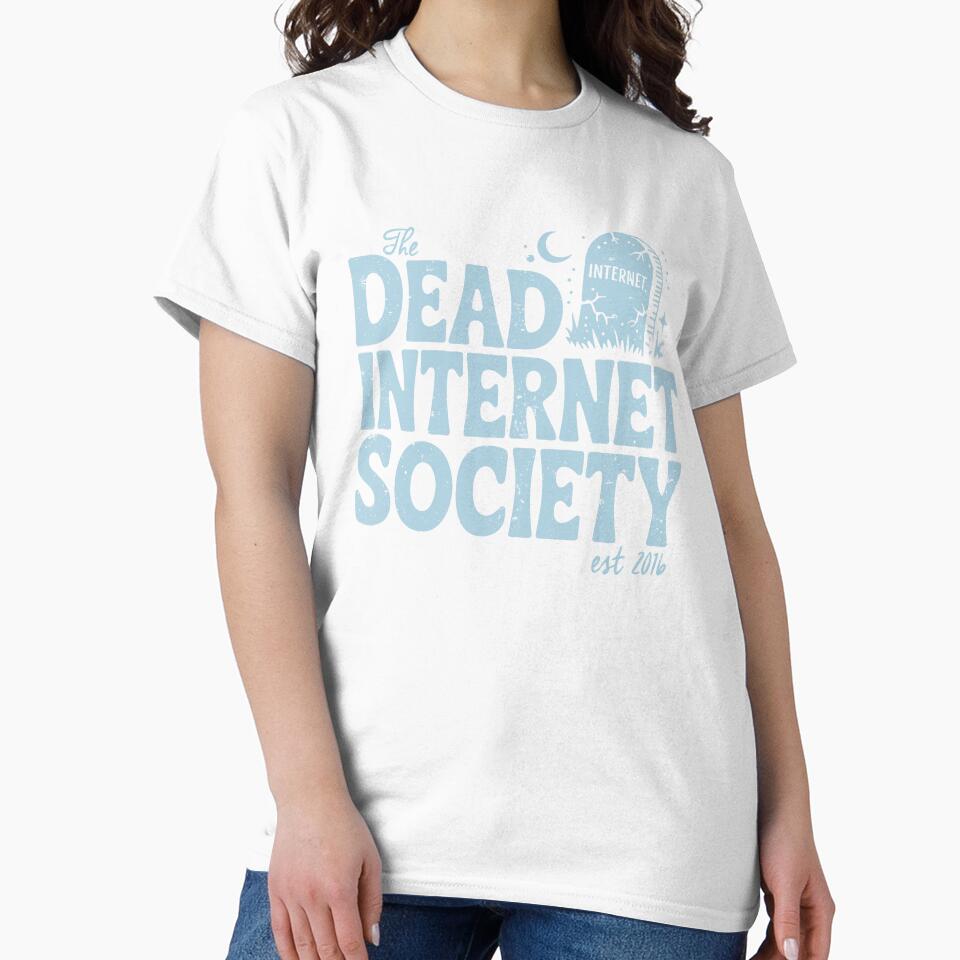Dead Internet Theory Society Conspiracy Meme Humor by elderberry