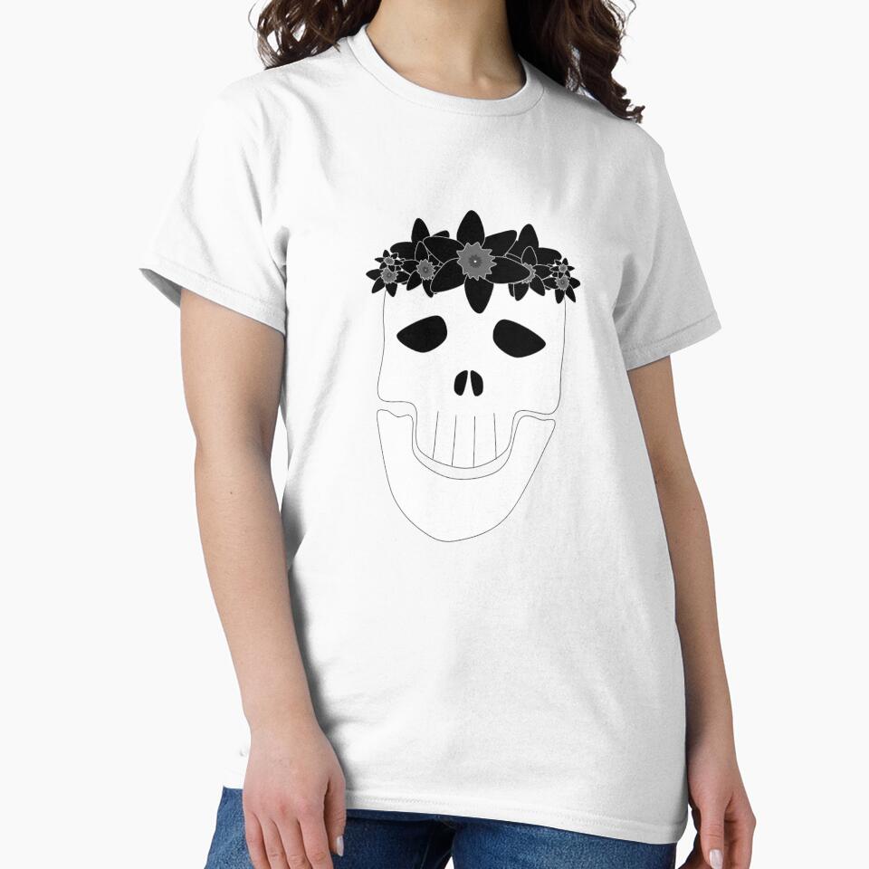 SKULL - Crown of Black Daffodils by CoraDaffodil