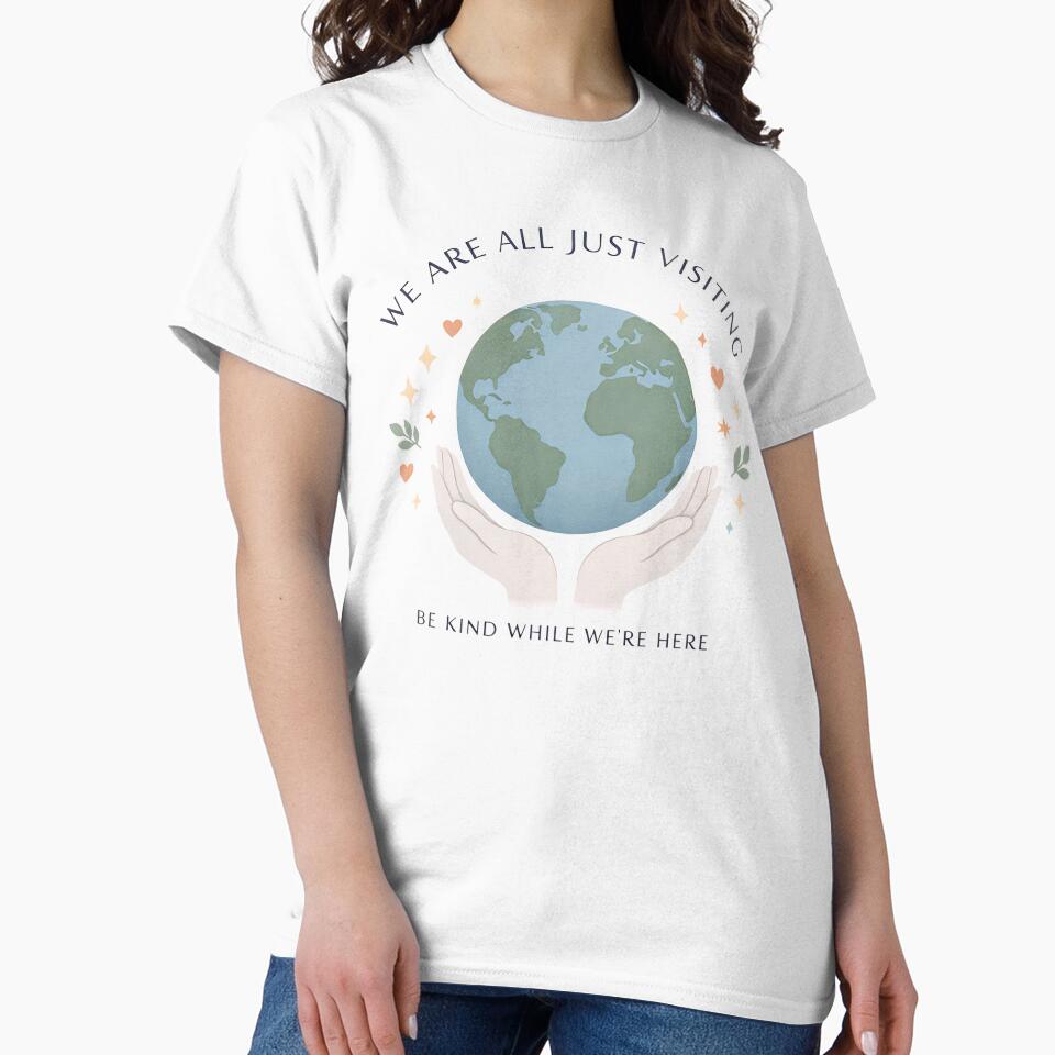 World Peace Earth Day Kindness Planet Humanity Sticker by ArcanePrintsxo