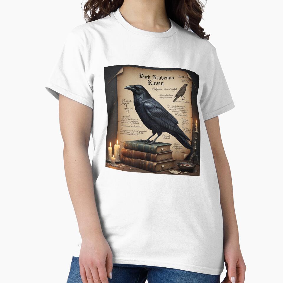 Dark Academia Raven by MintedMinds
