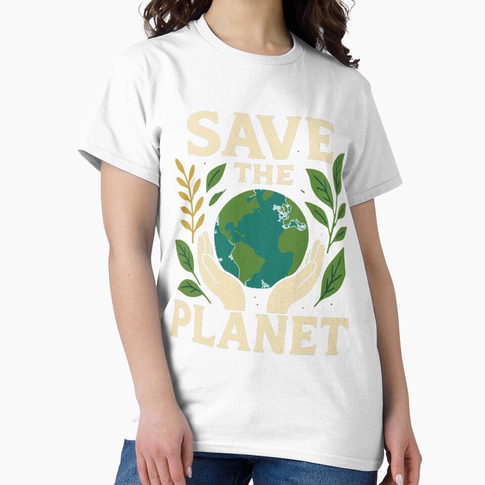 Save The Planet, Eco-Friendly Earth Art | Sustainable Nature by Oblivyum