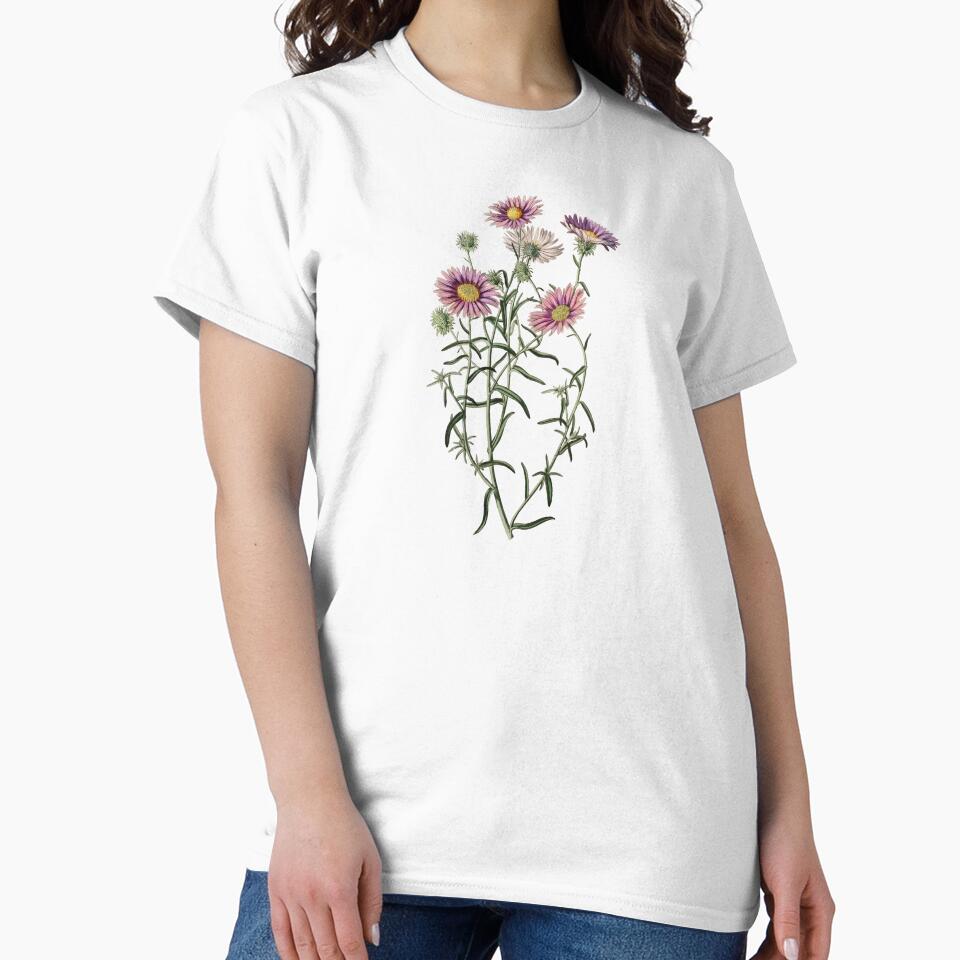 Boho Wildflowers, Vintage Tansyaster Floral by ArtCornerStudio