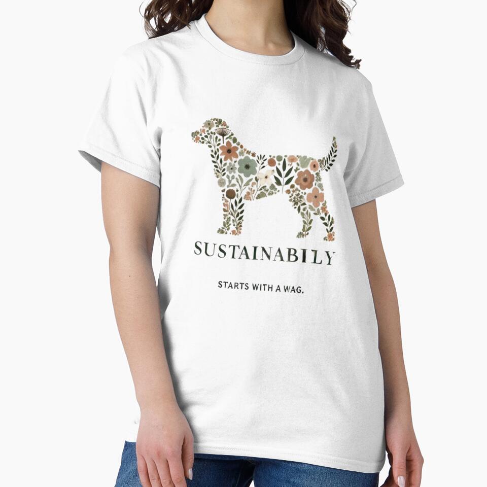 Floral Dog Design Promoting Sustainability with Style by yuxin2009