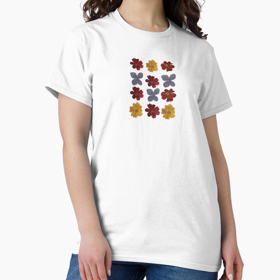 botanical floral tee, flowers shirt,wildflowers sweatshirt, by chipmuckdesignn