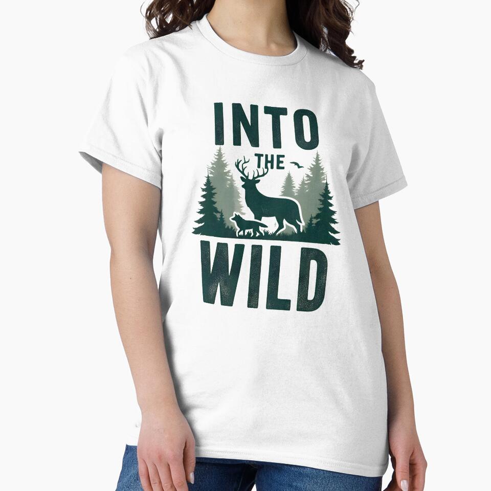 Into the wild, wintage, nature design by naatala