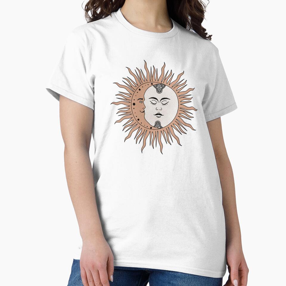 Boho Moon and Sun by KatieLibArt