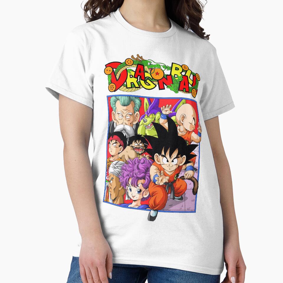 Classic Anime Crew – Retro Character Collage Design by PosterFuel