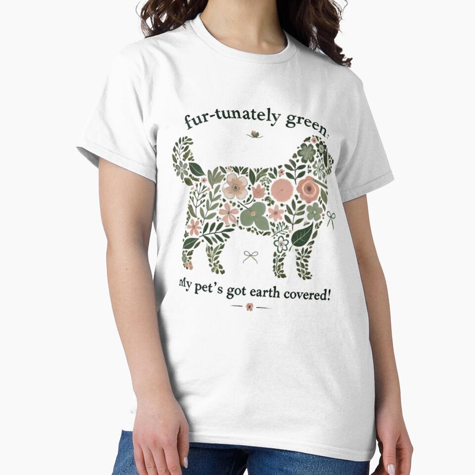 Floral Dog Design Celebrating Eco-Friendly Pet Care by yuxin2009