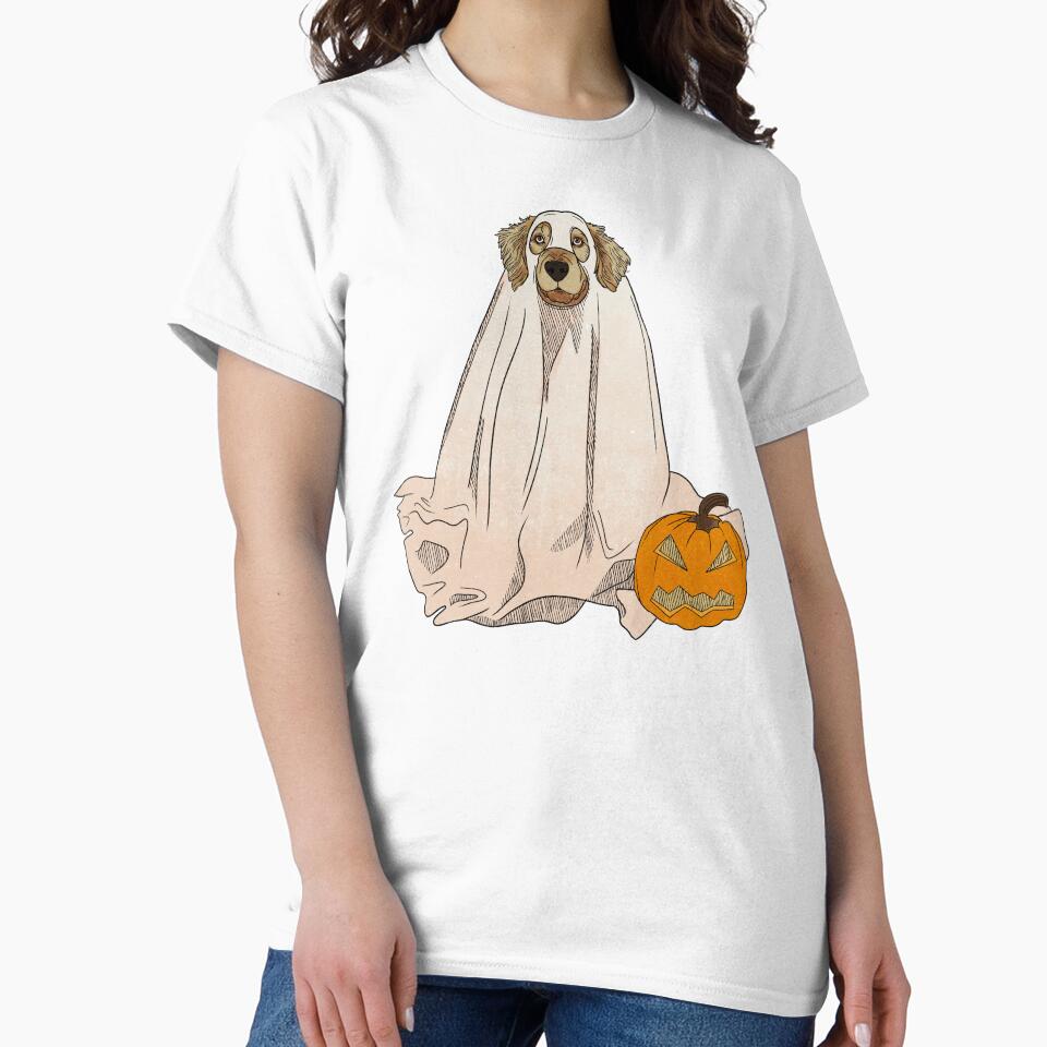 Spooky Golden Retriever by mikaylart