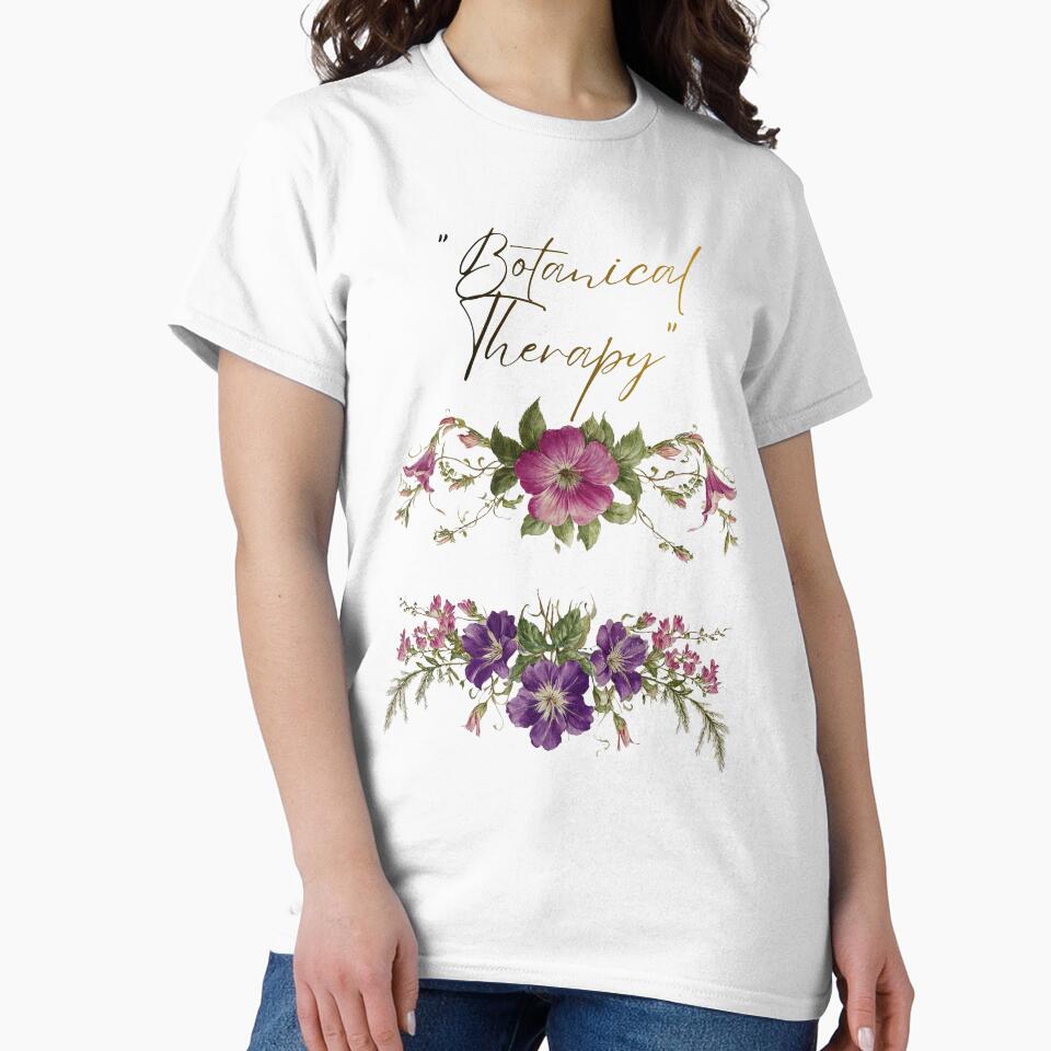 Botanical Therapy Watercolor Floral Design by Anastasiia Yurevych