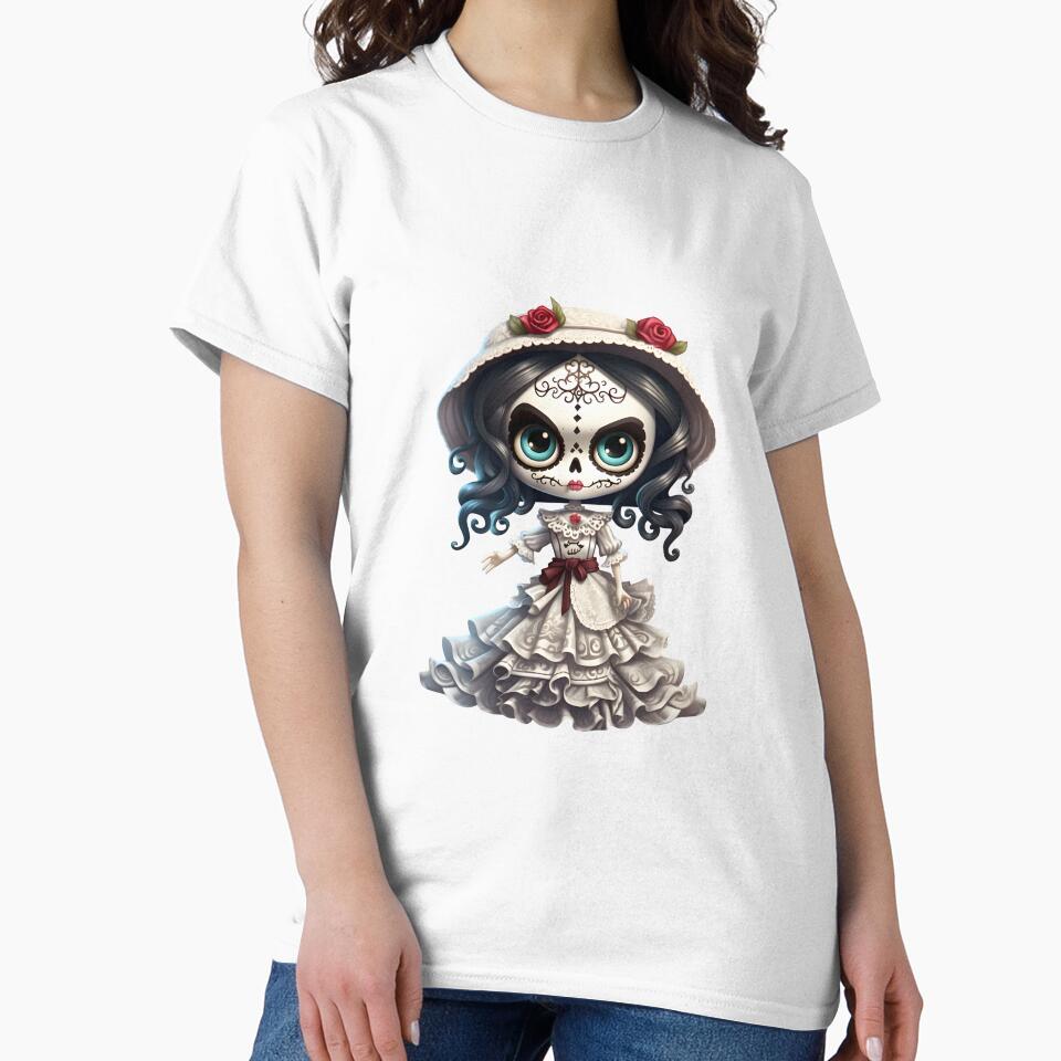 Dia De Los Muertos in White by Magnuna