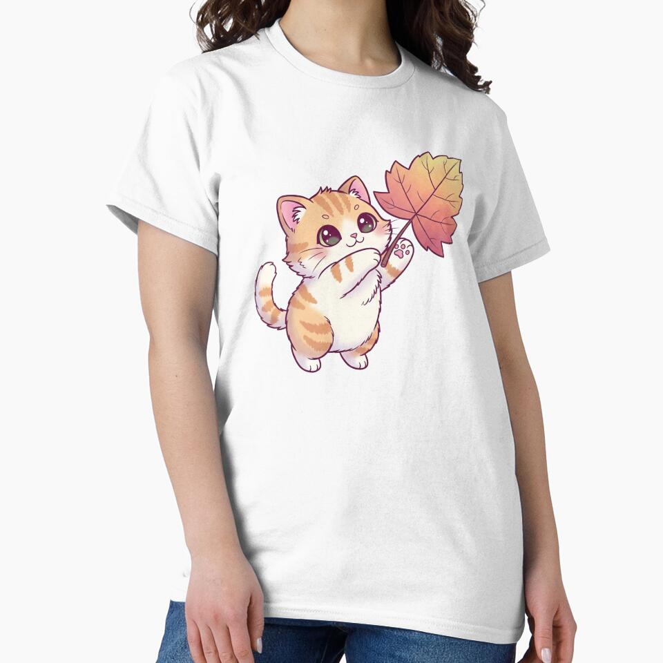 Autumn Cat | Cozy, Whimsical, and Purr-fectly Seasonal Fall Graphic by Tw1nsAIArt