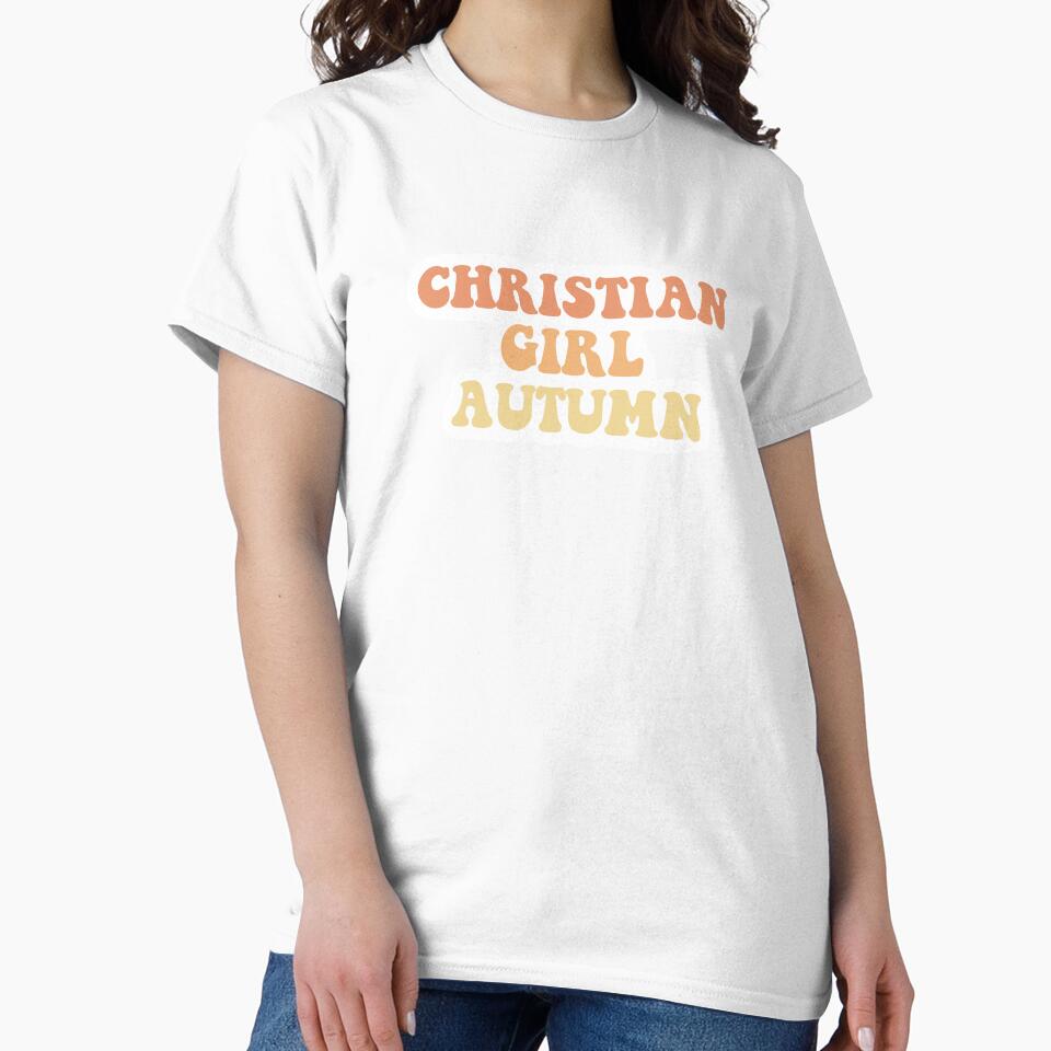 Christian Girl Autumn Sticker by mjowett