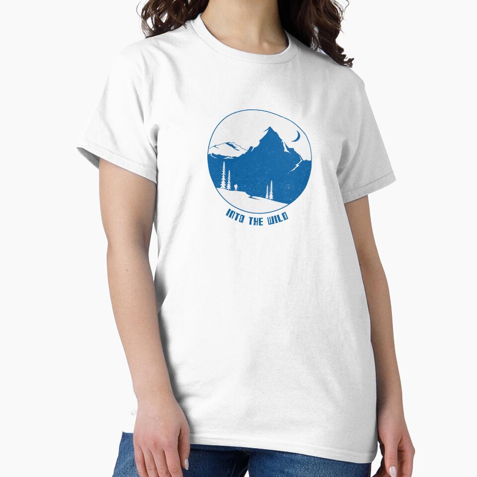 Into the Wild Camping T-Shirt by TrekTees