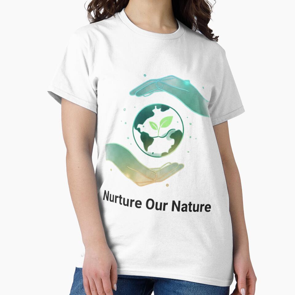 Nurture Our Nature – Earth Day Eco Minimal Design by MonaRose_Art