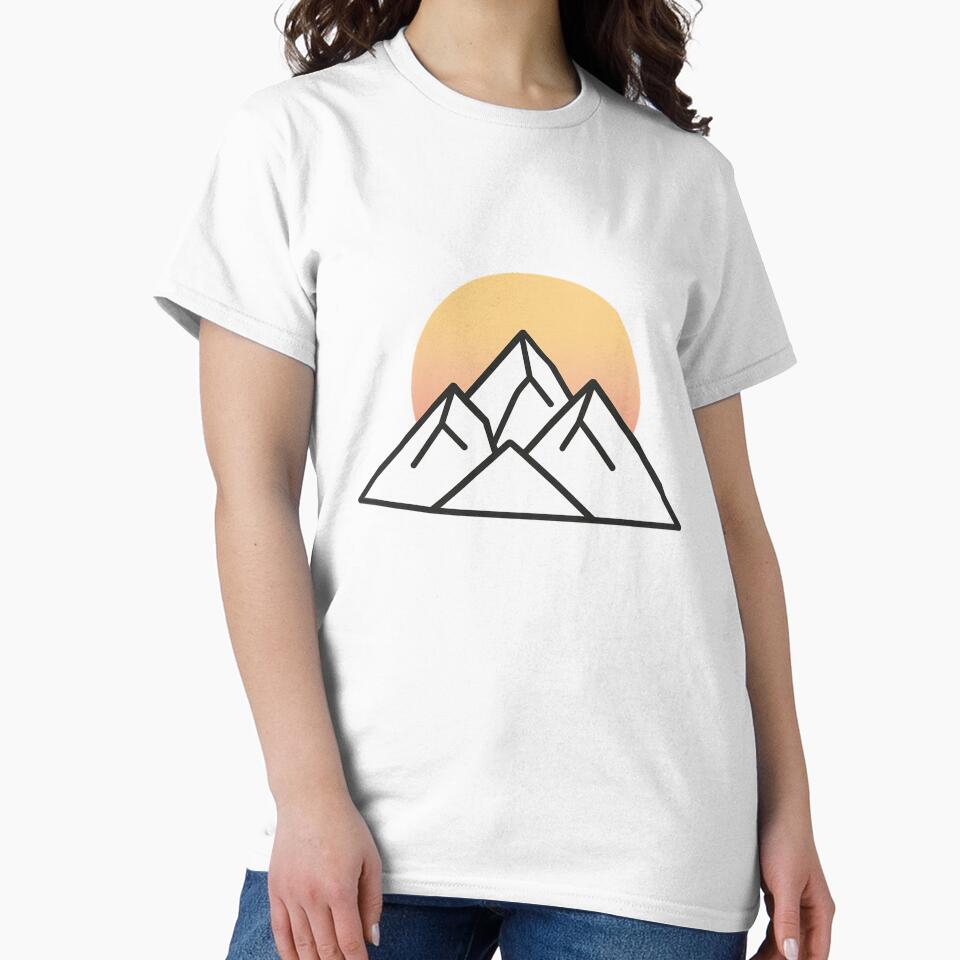 Minimalist Mountain Sunrise Adventure by Design Express