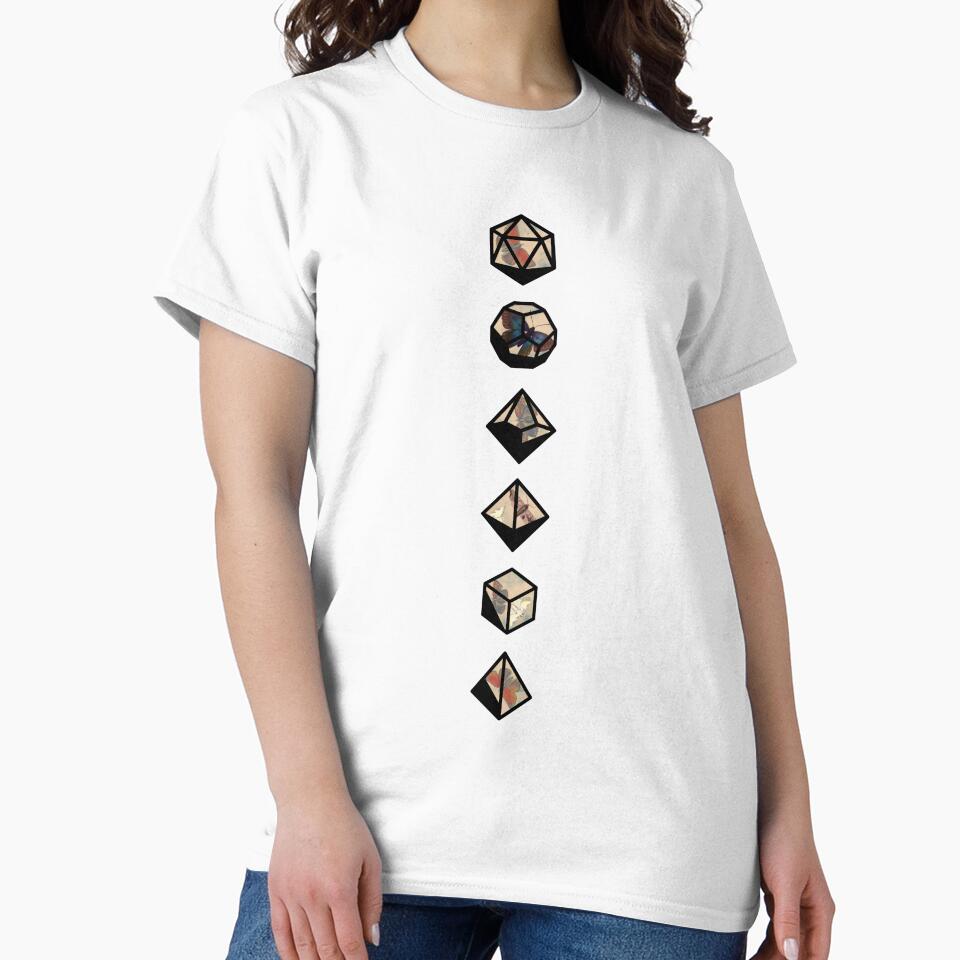 Dark Academia Dice Set: Moths by Marissa Brown