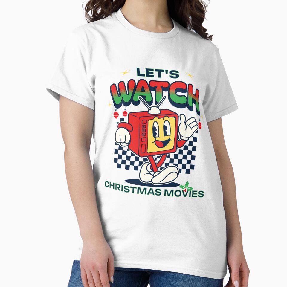 Let's Watch Christmas Movies Retro by BeansHotTees