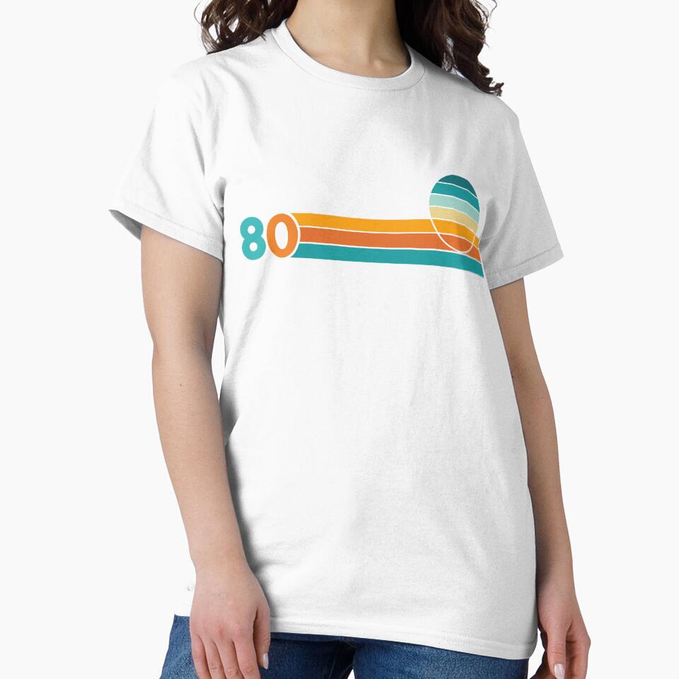 Retro Sunset + Stripes 80 by NataliePaskell