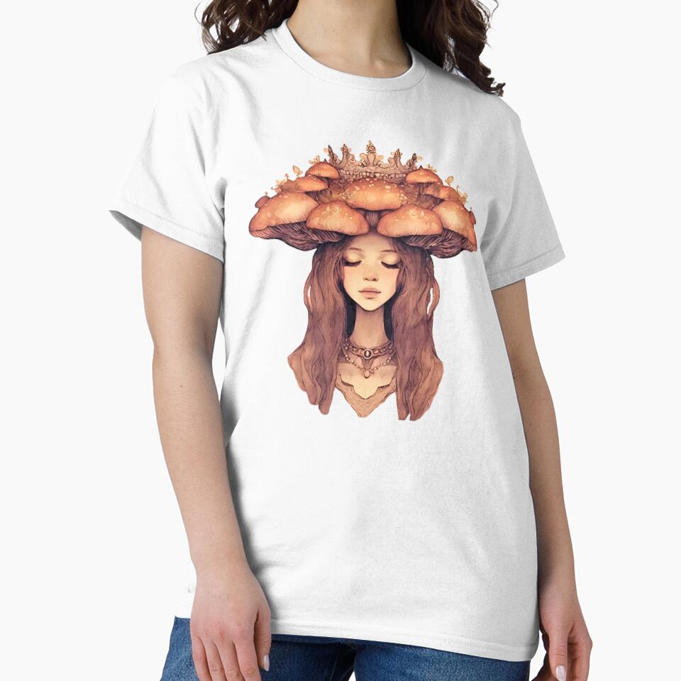 Dark Cottagecore Princess of Mushrooms by CaptainNemo21