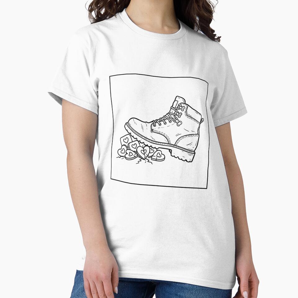 Crushing Hearts - Minimalist Hiking Quote by BloomKind