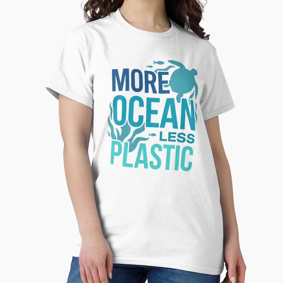 More Ocean Less Plastic Sea Turtle Marine Conservation by chattsuede