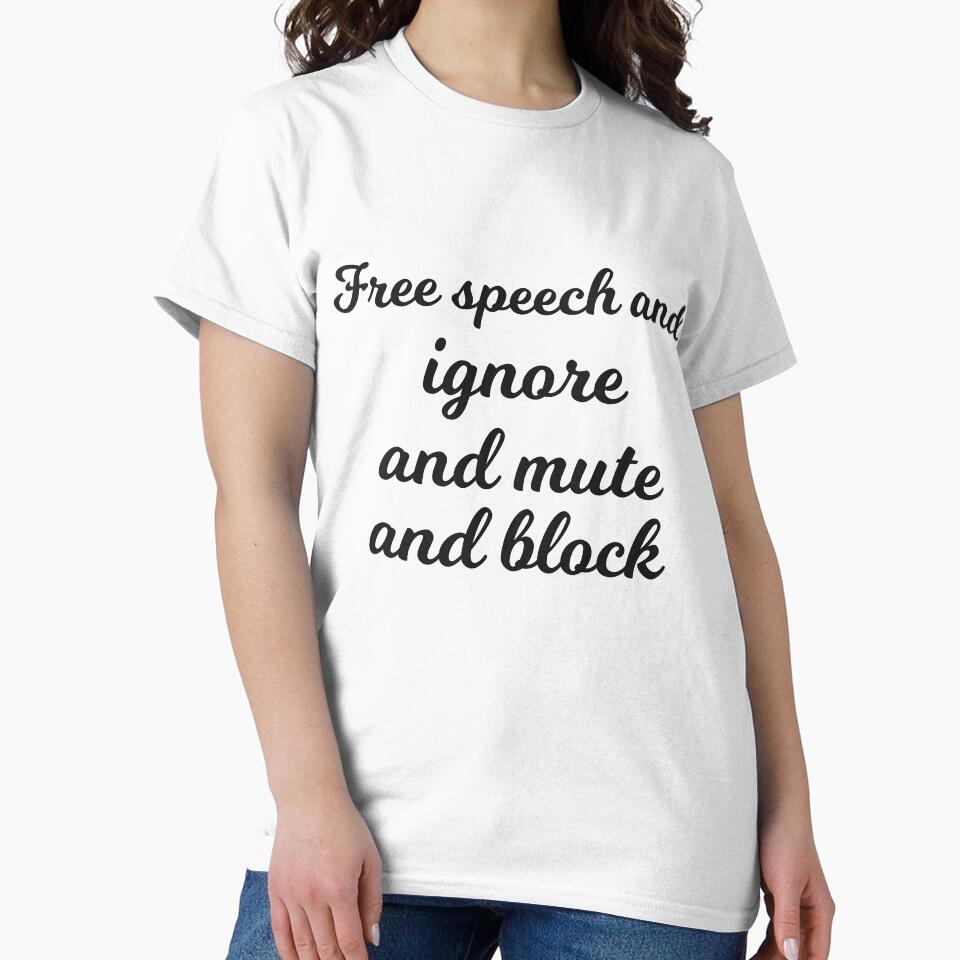 Free speech and ignore and mute and block sarcastic by RedYolk