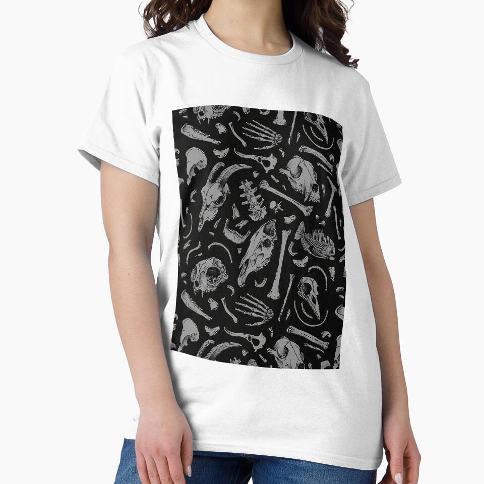 Seamless Animal Bones Gothic Pattern by hectorcally48