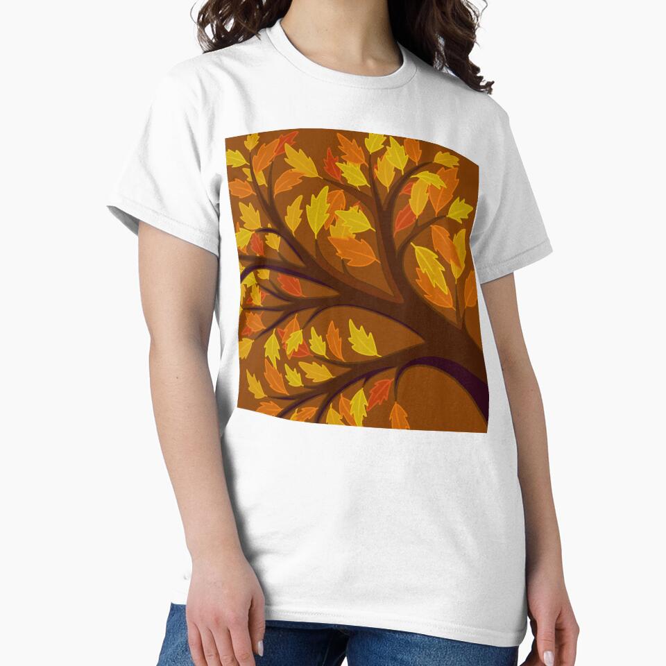 Fall leaves on a branch - Autumn leaves on a branch by forfun-art