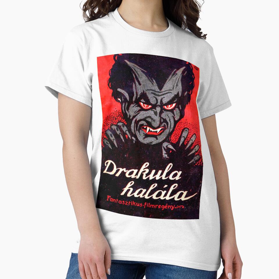 Drakula Halála Vintage Horror Poster by carelpaw