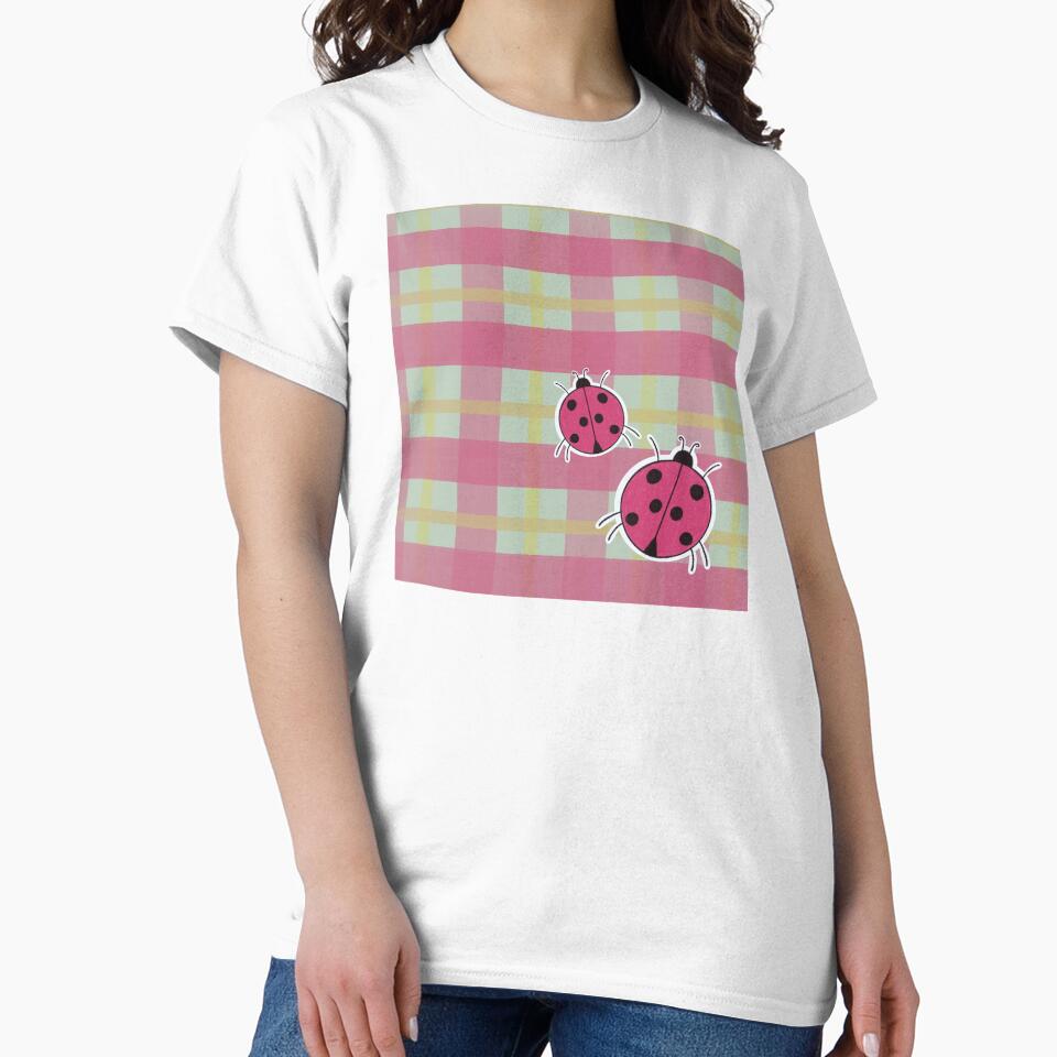 Plaid Ladybug Doodle by paigealayna