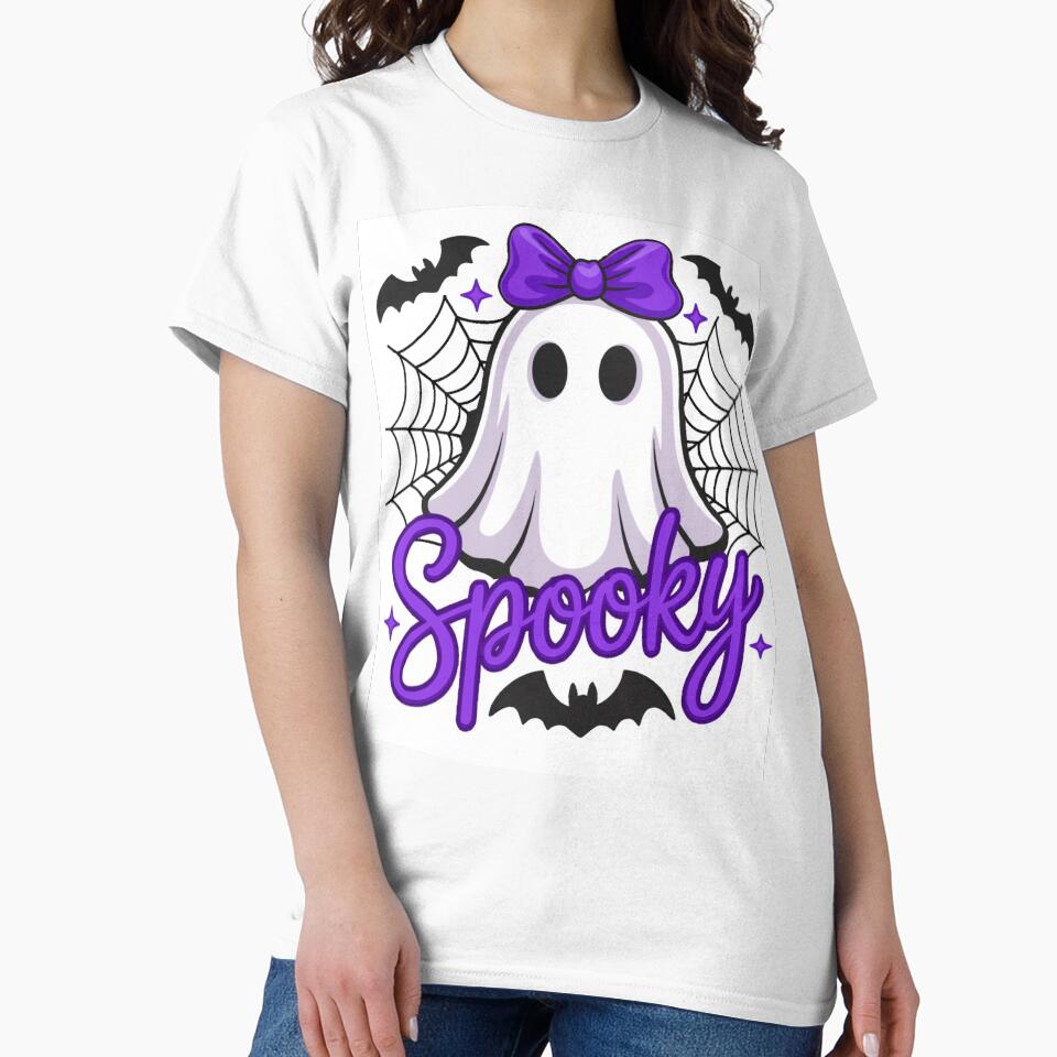Spooky Ghost Coquette Halloween Graphic by wearandwonder
