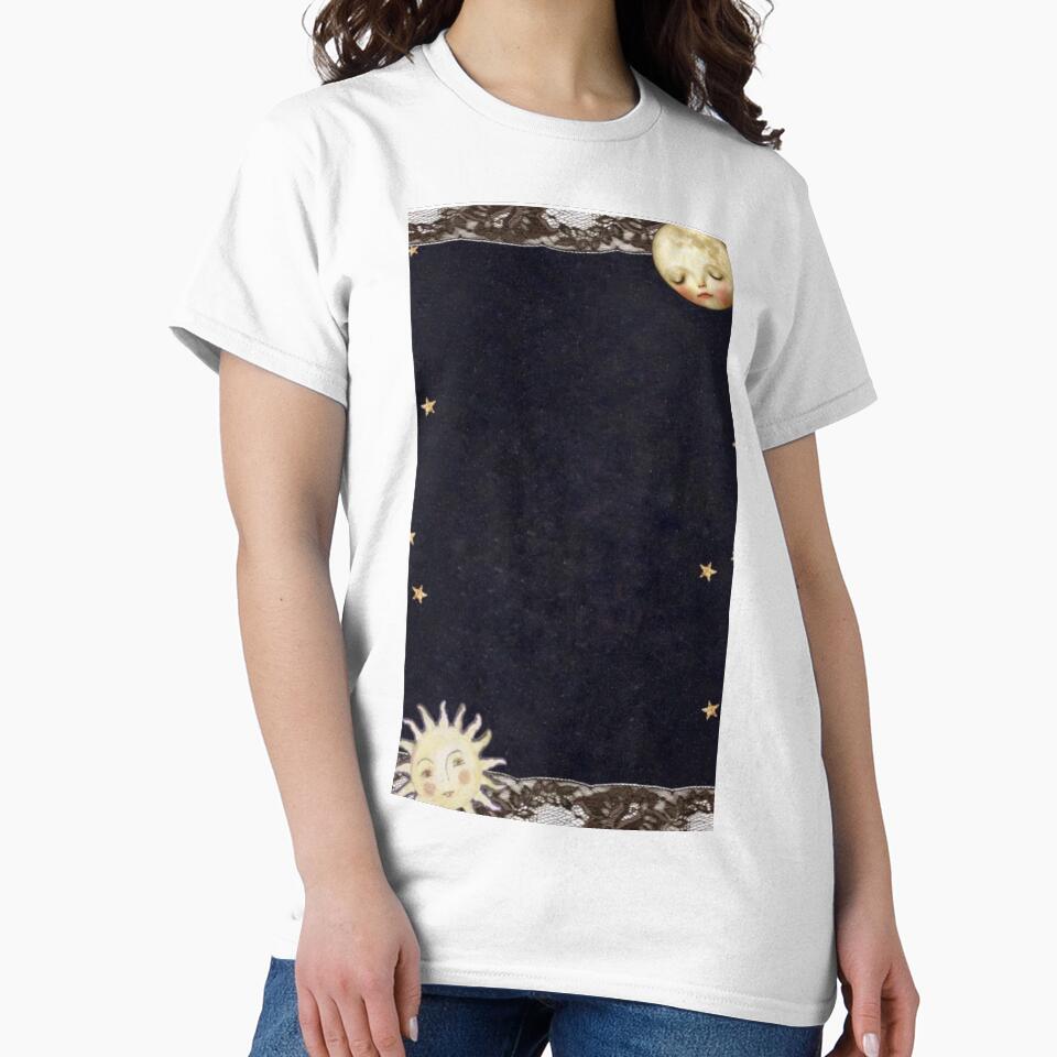90s whimsigoth sun, moon and stars by BrontesWhimsyStore