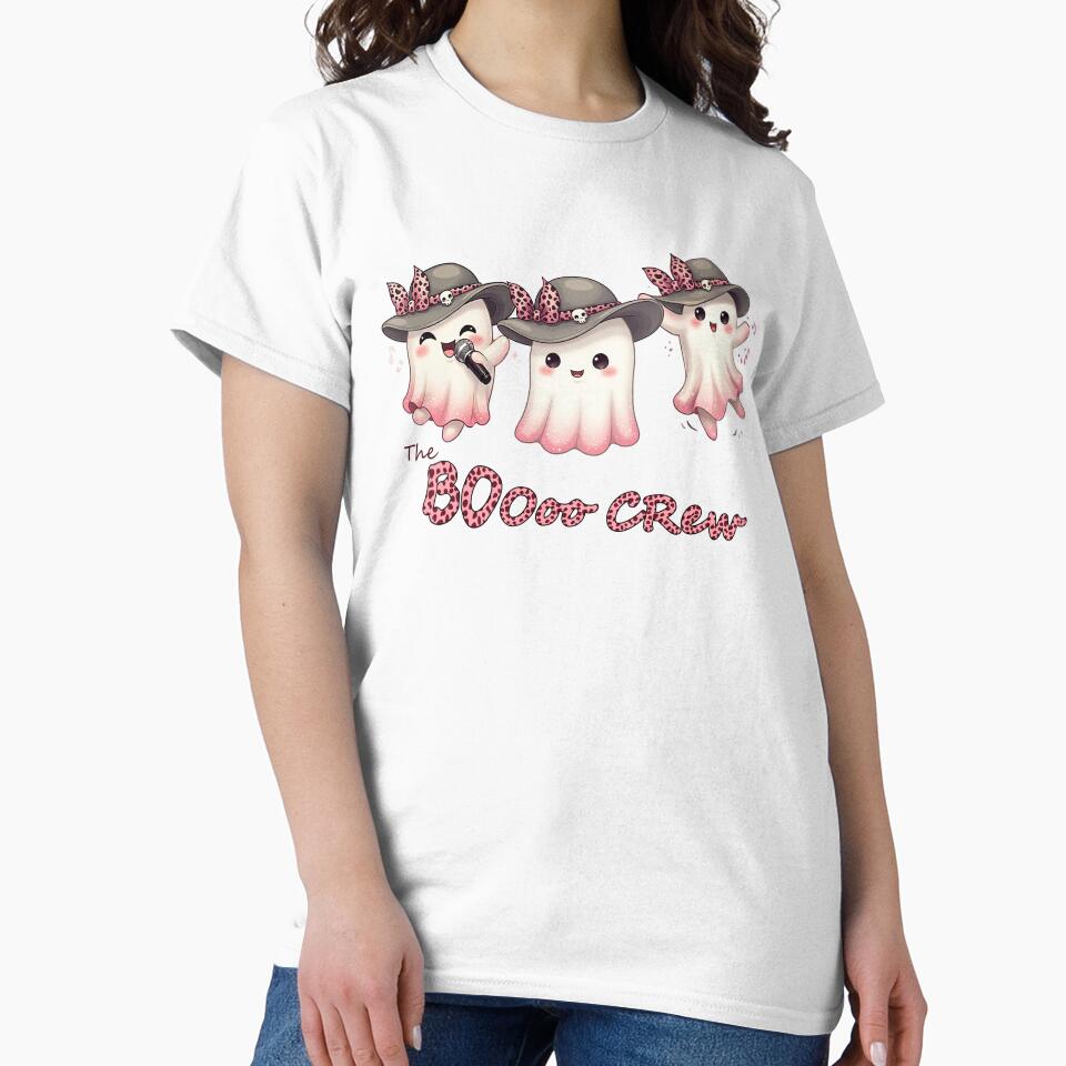 Halloween Boo Crew Pinky Girly design by Goldy_Stuff