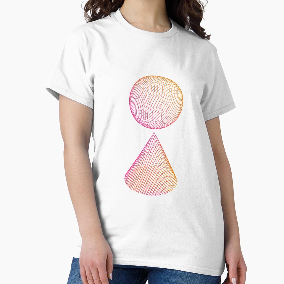 Abstract Shapes Geometry Cone Spehere by patternarium