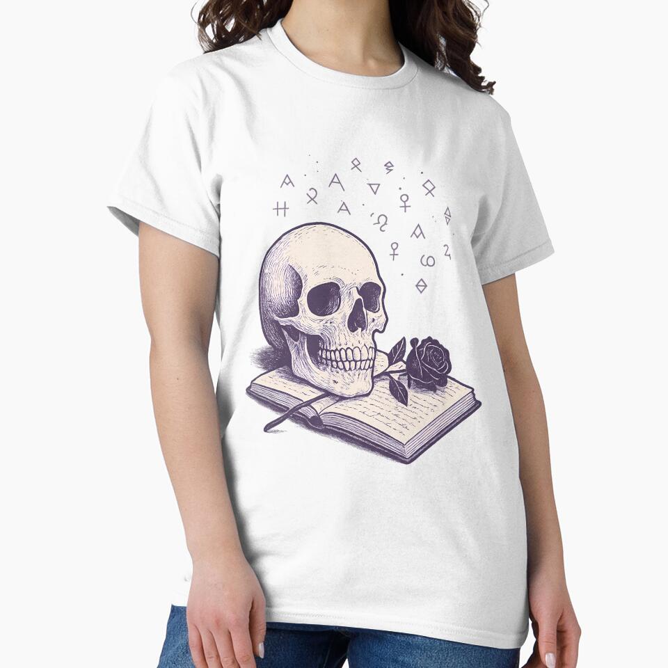 Dark Academia Alchemy Design – Gothic Vintage Art with Occult Symbols & Mystical Aesthetic - Halloween Decor by DebuggedDressed