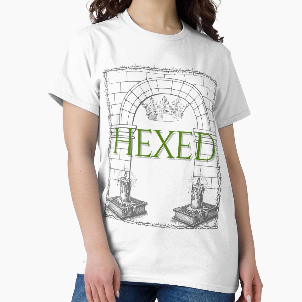 HEXED - Gothic Arch Candle Crown Design by Mystic Nexus Digital