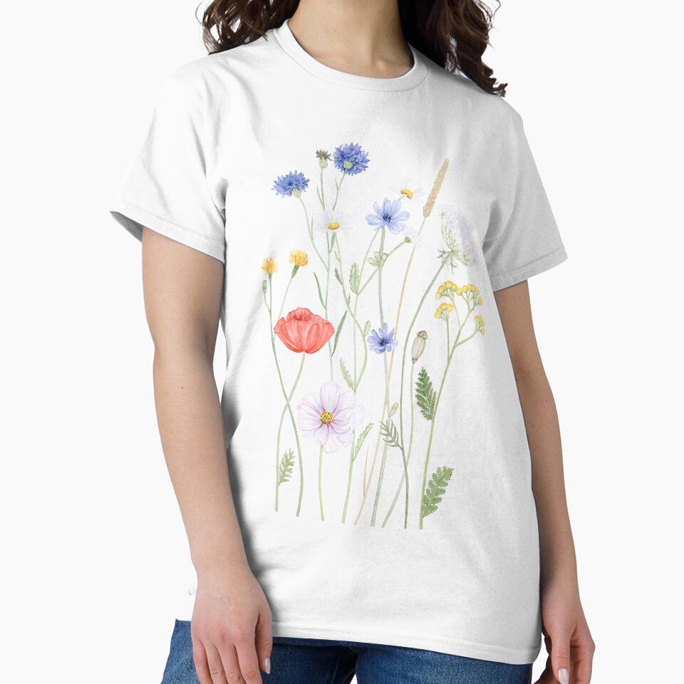 Wildflower collage No. 2 by StudioArtisanne