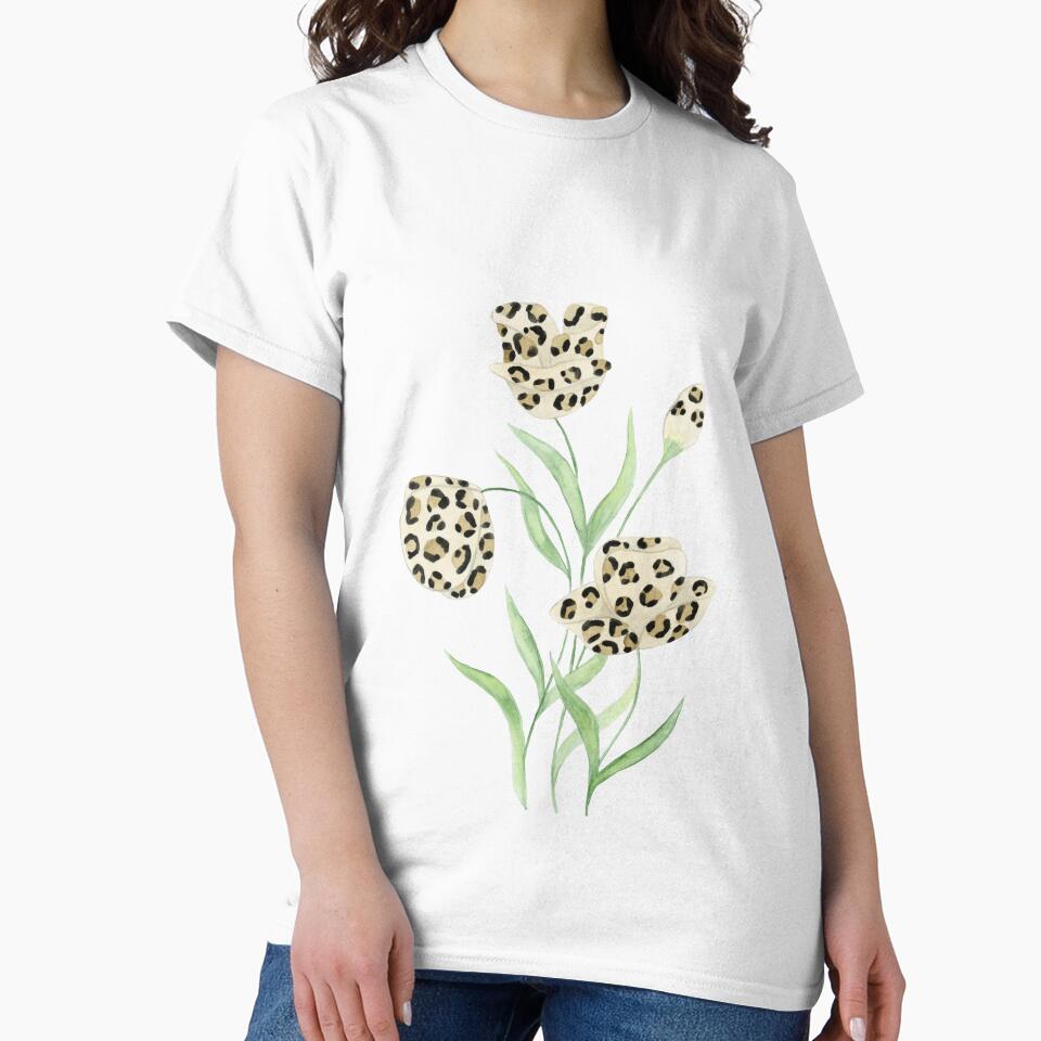 Wild Flowers - Leopard Print 1 by Wyndee Breheny