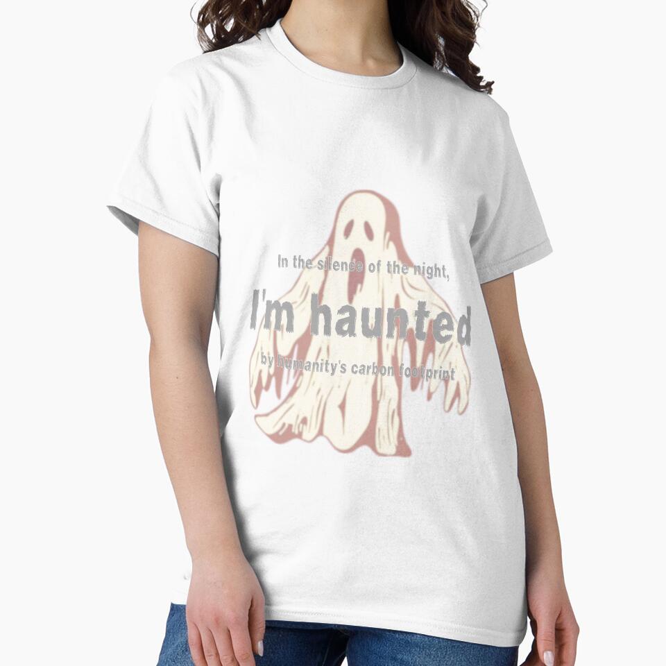 Green living sustainable lifestyle haunted funny design - dark edition by theconfusedangler