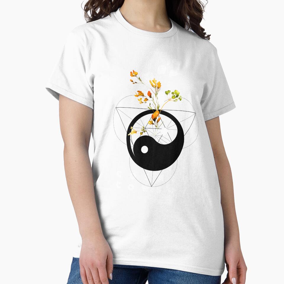 Ying Yang Sacred Geometry Flower by Team Heart Revolution