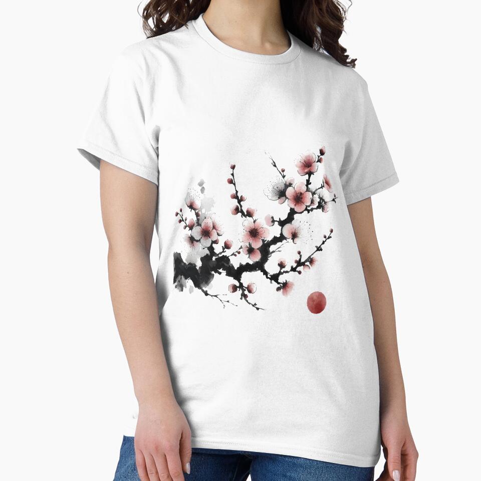 Cherry blossom with Japanese ink by goodday Japan
